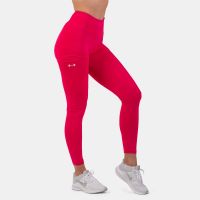 Colanți pentru femei Active High Waist Smart Pocket Pink - NEBBIA