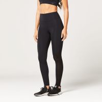 Colanți pentru femei Mesh Insert Black - SQUATWOLF