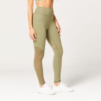 Colanți pentru femei Mesh Insert Green - SQUATWOLF