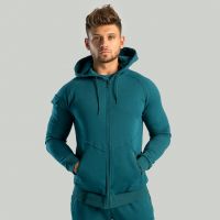 Hanorac cu fermoar Nova Deep Teal - STRIX
