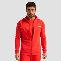Hanorac cu fermoar Limitless Hot Red - GymBeam