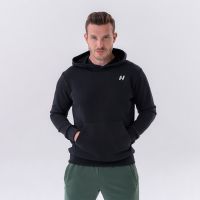 Hanorac pentru bărbați Pouch Pocket Black - NEBBIA