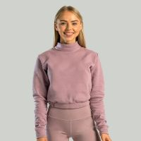 Hanorac pentru femei Essential High-Neck Mauve - STRIX