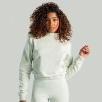 Hanorac pentru femei Essential High-Neck Moon Grey - STRIX