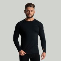 Bluză cu mânecă lungă MERINO I Black - STRIX