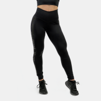Colanți pentru femei Classic High Waist Intense Iconic Black - NEBBIA