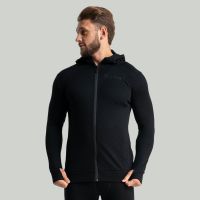 Hanorac cu fermoar MERINO I Black - STRIX