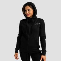 Hanorac cu fermoar pentru femei Limitless Black - GymBeam
