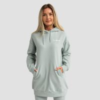 Hanorac pentru femei Limitless Longline Eucalypt - GymBeam