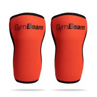 Bandaj din neopren pentru genunchi Conquer Red - GymBeam