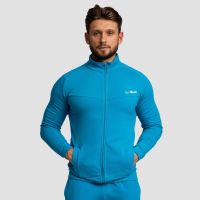 Hanorac cu fermoar Limitless Aquamarine - GymBeam