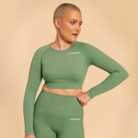 Tricou pentru femei Hyper Crop-Top Olivine - BeastPink
