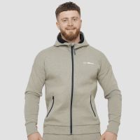 Hanorac cu fermoar Agile Sage - GymBeam