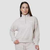 Hanorac pentru femei 1/2 Zip Agile Desert - GymBeam