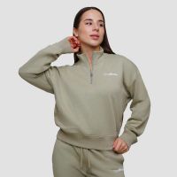 Hanorac pentru femei 1/2 Zip Agile Sage - GymBeam