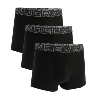 Boxeri pentru bărbați Perf Cotton 3in 3Pack Black - Under Armour