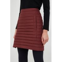 Jack Wolfskin fusta culoarea bordo, mini, drept