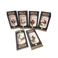 Set engros 20/buc martisoare elegante din metal in cutie neagra