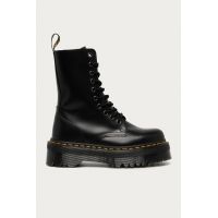 Dr. Martens bocanci de piele Jadon Hi femei, culoarea negru, cu platforma
