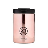 24bottles - Cana termica Travel Tumbler Rose Gold 350ml