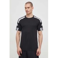 adidas Performance tricou de antrenament Squadra 21 culoarea negru, cu imprimeu GN5720
