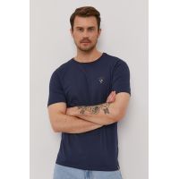 Aeronautica Militare Tricou bărbați, culoarea albastru marin, material neted