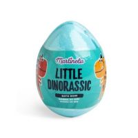 Bila efervescenta de baie Little Dinorassic Surprise Bath Bomb Martinelia 99587, albastru, 140 g Engros