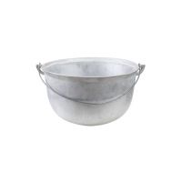 Ceaun tuci aluminiu alimentar, capacitate 10L, fund rotund / EXT 6794 Engros