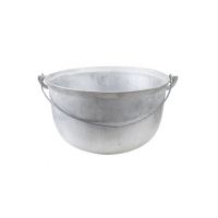 Ceaun tuci aluminiu alimentar, capacitate 15L, fund rotund / EXT 10303 Engros