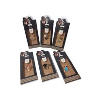 Martisor engros elegant diverse brose 20 buc/set carton negru