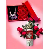 Set: cadou martisor Pandora & flori sapun + martisor pandant
