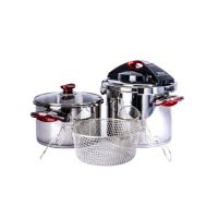 Set oale sub presiune din inox 5 piese, capacitate 4L+6L / ZLN 0030 Engros