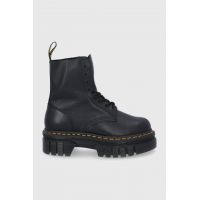 Dr. Martens bocanci femei, culoarea negru, cu toc plat DM27149001Audrick.8i.Bl-Black.Napp
