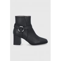 Hugo Cizme de piele femei, culoarea negru, cu toc drept