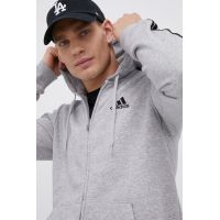 Adidas Bluză HB0041 bărbați, culoarea gri, cu imprimeu