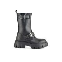 Altercore Bocanci femei, culoarea negru, cu platformă