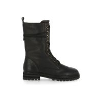 Mexx Bocanci de piele Hatty femei, culoarea negru, cu toc plat