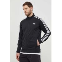 adidas bluză H46099 bărbați, culoarea negru, cu imprimeu  H46099