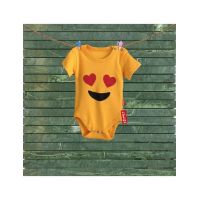 Body Engros pentru bebelusi, cu model imprimat, emoji