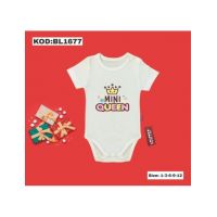 Body Engros pentru bebelusi, cu model imprimat, Mini Queen