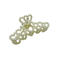En-gros Cleste pentru par model deosebit Alb Perlat model Inimioare, marime mare