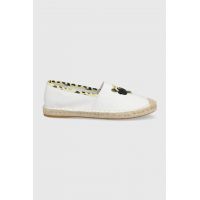 Karl Lagerfeld espadrile KAMINI culoarea alb KL80117L