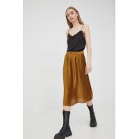 Fila fusta culoarea maro, midi, evazati