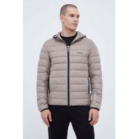 BOSS geaca BOSS ATHLEISURE barbati, culoarea bej, de tranzitie