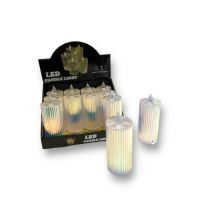 Set 12 lumanari LED, efect de flacara reala, 11x6 cm