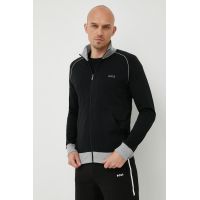 BOSS bluză bărbați, culoarea negru, uni 50469548