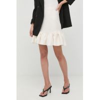 Miss Sixty fusta culoarea bej, mini, evazati