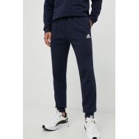 adidas pantaloni de trening barbati, culoarea albastru marin, neted