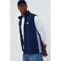adidas Originals vesta barbati, culoarea albastru marin, de tranzitie