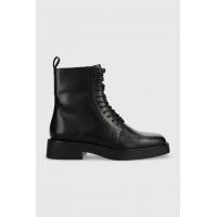 Vagabond Shoemakers cizme de piele Jillian femei, culoarea negru, cu toc drept